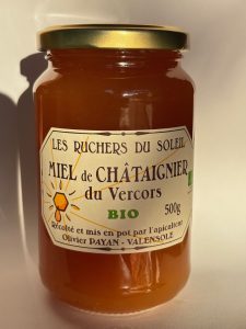POT DE Miel bio de Châtaigner