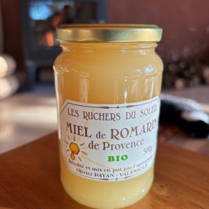 pot de miel bio de romarin de Provence