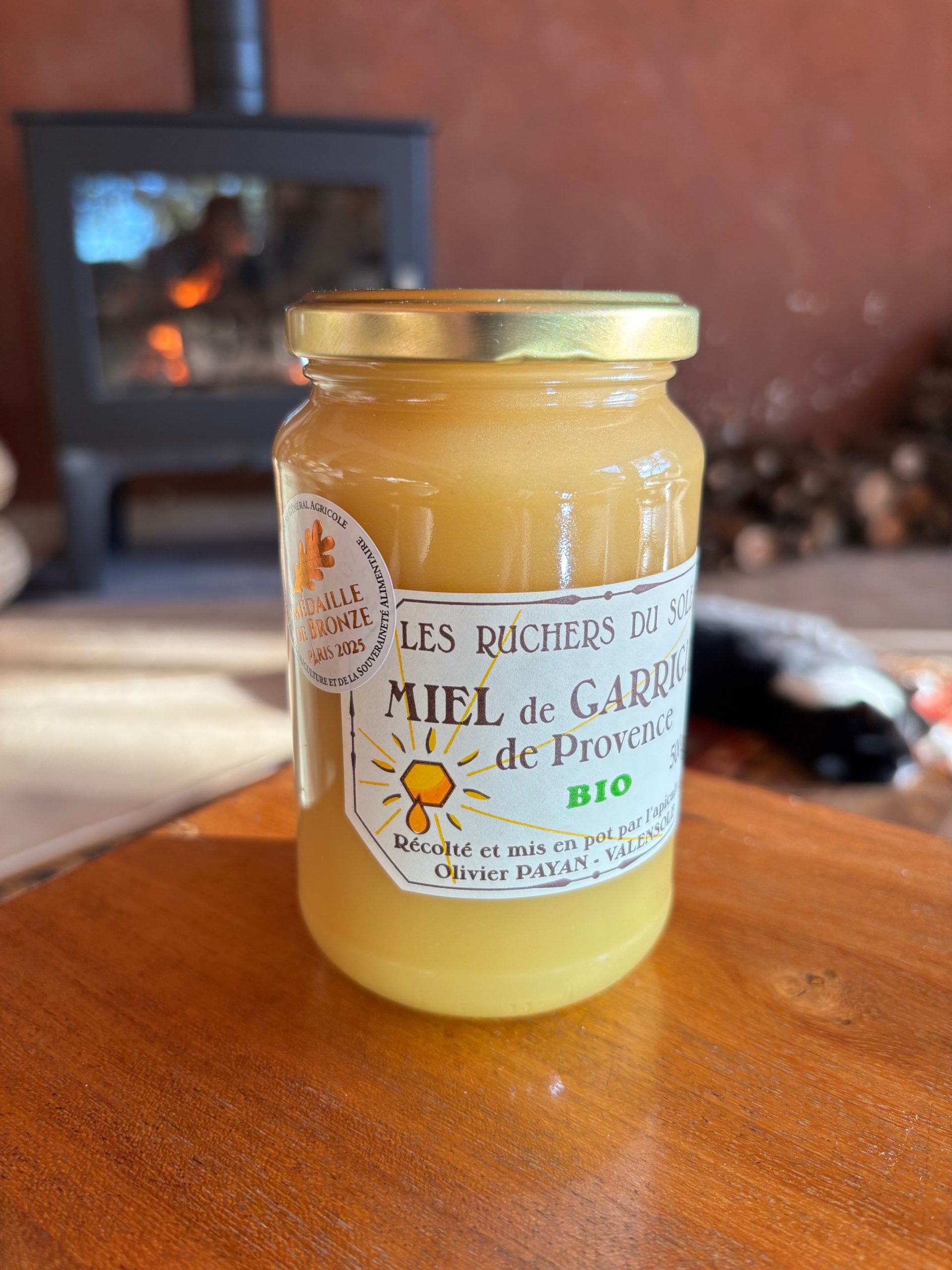 Miel bio de Garrigue, crémeux et très aromatique